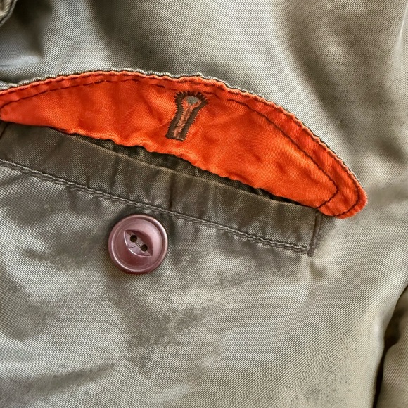 Vintage DKNY Jeans Men’s Size S Brooklyn Style Used Khaki Cotton Jacket - Picture 6 of 16